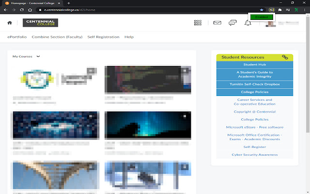 e.centennial Homepage Simplifier  from Chrome web store to be run with OffiDocs Chromium online