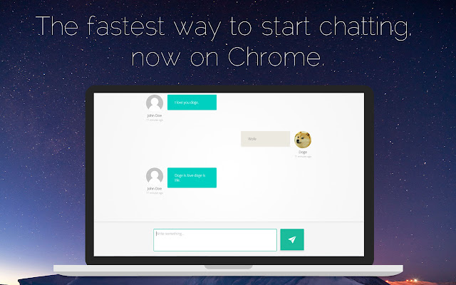 Echo (Private Chat)  from Chrome web store to be run with OffiDocs Chromium online