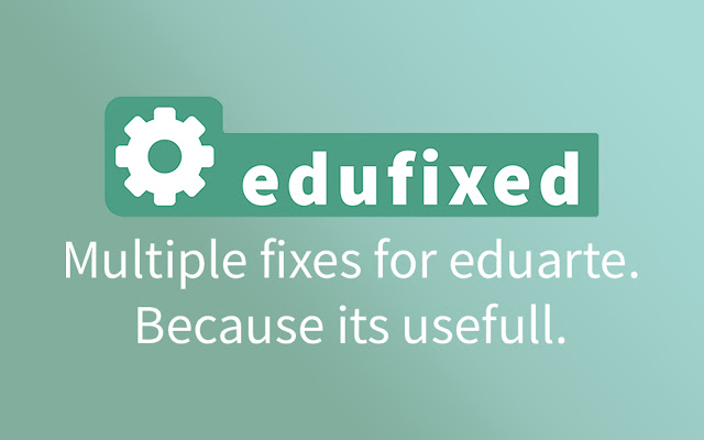 Edufixed  from Chrome web store to be run with OffiDocs Chromium online