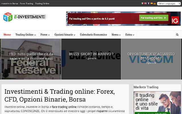 e investimenti.com Investimenti  Trading  from Chrome web store to be run with OffiDocs Chromium online