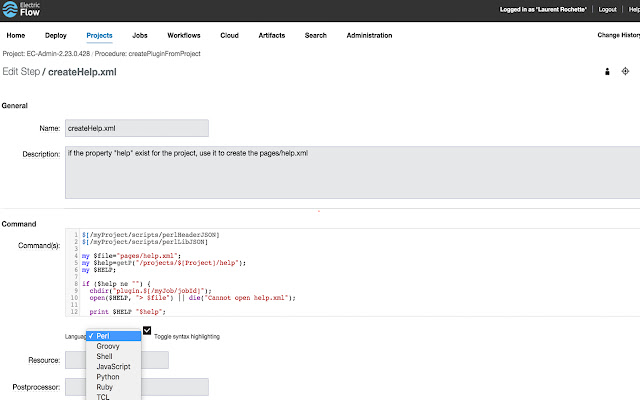 ElectricFlow Syntax Highlighting  from Chrome web store to be run with OffiDocs Chromium online