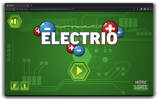 Electrio game HTML5 Game  from Chrome web store to be run with OffiDocs Chromium online