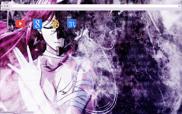 Elfen Lied Lucy theme 1366x768  from Chrome web store to be run with OffiDocs Chromium online