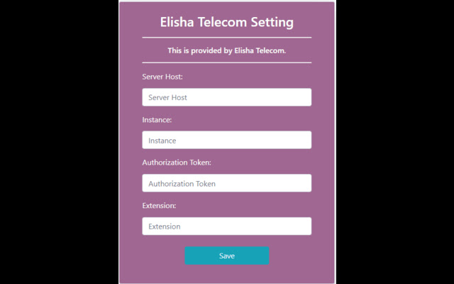 Elisha Telecom Extension  from Chrome web store to be run with OffiDocs Chromium online