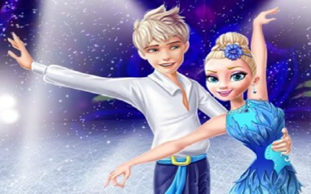 Ellie and Jack Ice Dancing  from Chrome web store to be run with OffiDocs Chromium online