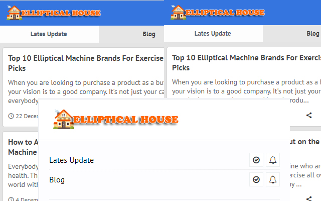 Elliptical House Latest Blog News Update  from Chrome web store to be run with OffiDocs Chromium online