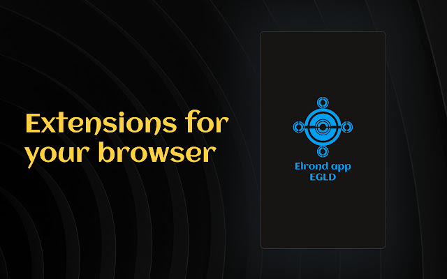 Elrond app EGLD  from Chrome web store to be run with OffiDocs Chromium online