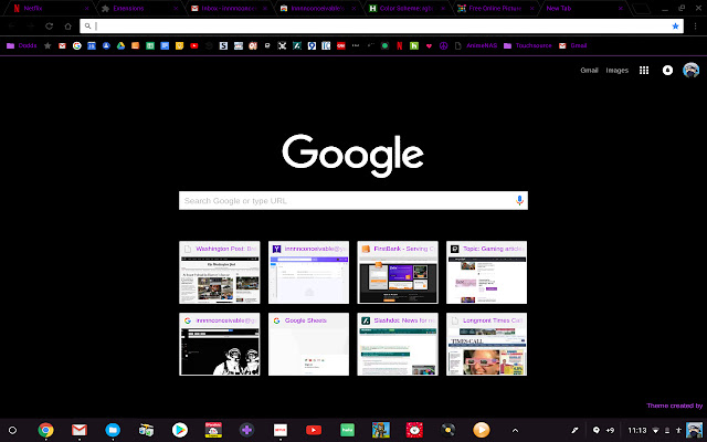 Emeraldkats royal purple theme of love  from Chrome web store to be run with OffiDocs Chromium online