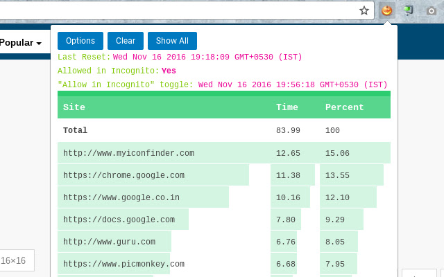 Employee Time Tracker  from Chrome web store to be run with OffiDocs Chromium online