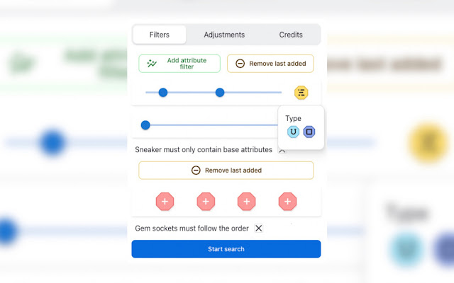 Enhanced Filter for STEPN  from Chrome web store to be run with OffiDocs Chromium online