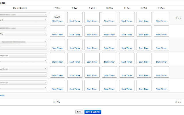 Enhanced OpenAir Timesheets  from Chrome web store to be run with OffiDocs Chromium online