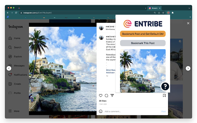 EnTribe Connect  from Chrome web store to be run with OffiDocs Chromium online