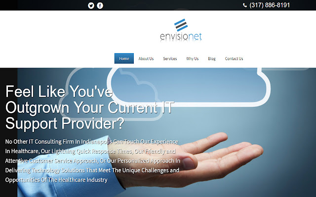 Envisionet Indianapolis IT Support  from Chrome web store to be run with OffiDocs Chromium online