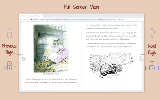 EpubPup EPUB Reader  from Chrome web store to be run with OffiDocs Chromium online