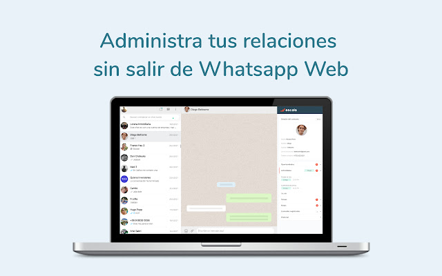 Escala CRM WhatsApp  from Chrome web store to be run with OffiDocs Chromium online