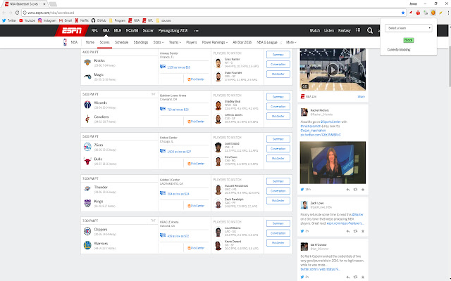 ESPN NBA Score Hider  from Chrome web store to be run with OffiDocs Chromium online