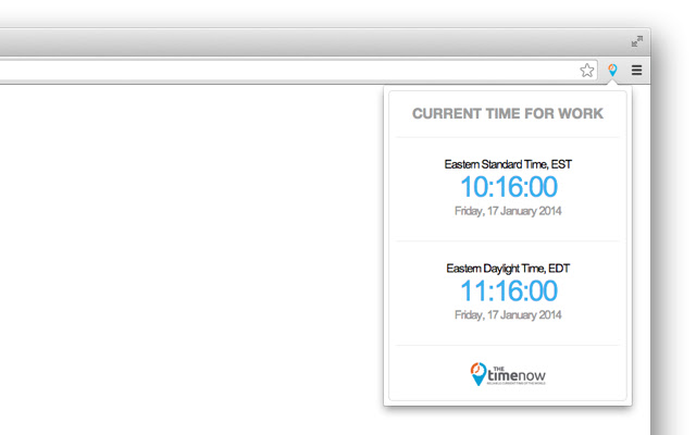 EST + EDT Time  from Chrome web store to be run with OffiDocs Chromium online