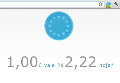 Euro Hoje  from Chrome web store to be run with OffiDocs Chromium online