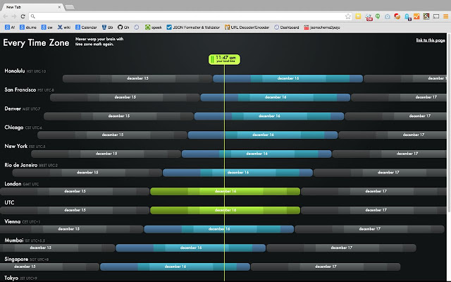 Every Time Zone New Tab  from Chrome web store to be run with OffiDocs Chromium online