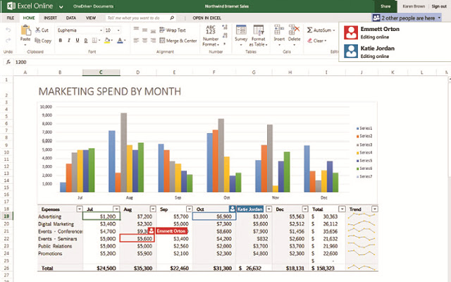 Excel Online  from Chrome web store to be run with OffiDocs Chromium online