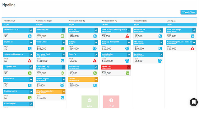 Exsalerate CRM  from Chrome web store to be run with OffiDocs Chromium online