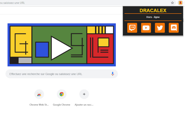 Extension Twitch pour Dracalexlive  from Chrome web store to be run with OffiDocs Chromium online
