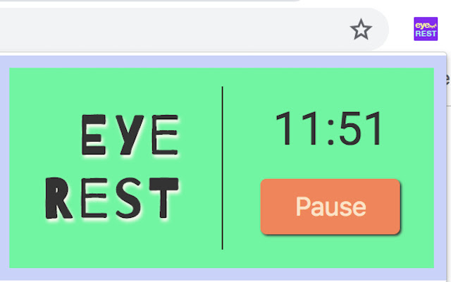 Eye Rest  from Chrome web store to be run with OffiDocs Chromium online