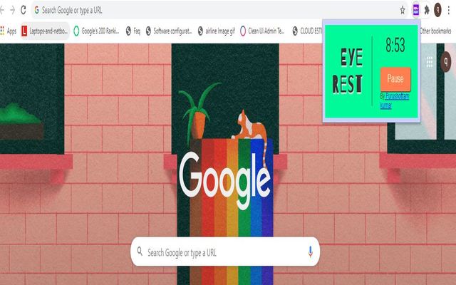 Eye Rest Notification  from Chrome web store to be run with OffiDocs Chromium online