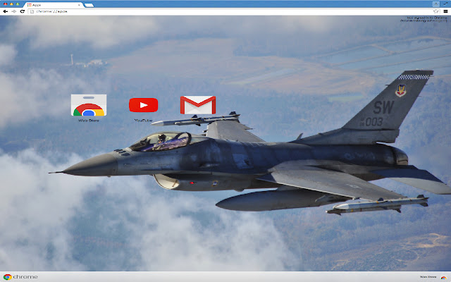 F16 Fighting Falcon  from Chrome web store to be run with OffiDocs Chromium online