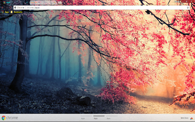 Fall Fog Forest Mud Path  from Chrome web store to be run with OffiDocs Chromium online