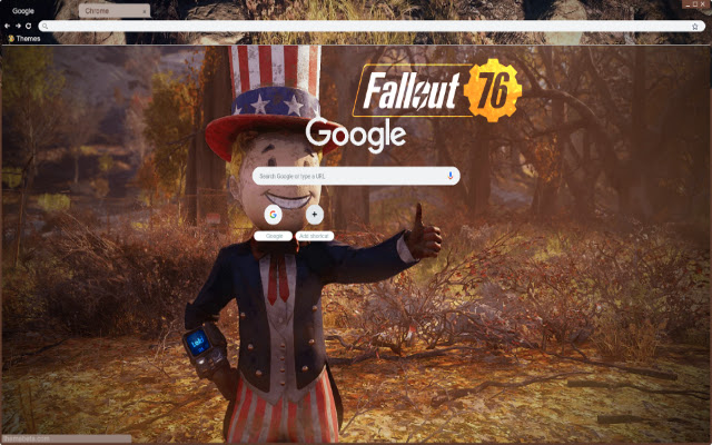 Fallout 76 Theme  from Chrome web store to be run with OffiDocs Chromium online