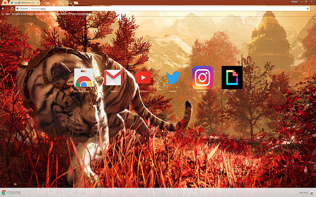 Far Cry 4 | White Tiger | Nature 2017  from Chrome web store to be run with OffiDocs Chromium online