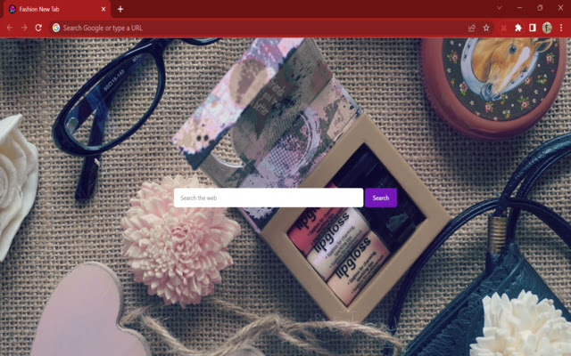 Fashion New Tab  from Chrome web store to be run with OffiDocs Chromium online