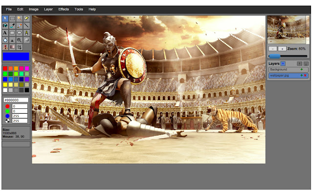 Fast Photo Editor  from Chrome web store to be run with OffiDocs Chromium online