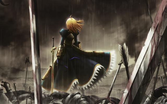 גורל/השאר לילה Fate/Zero Sabre Desktop Wallp מחנות האינטרנט של Chrome יופעל עם OffiDocs Chromium מקוון