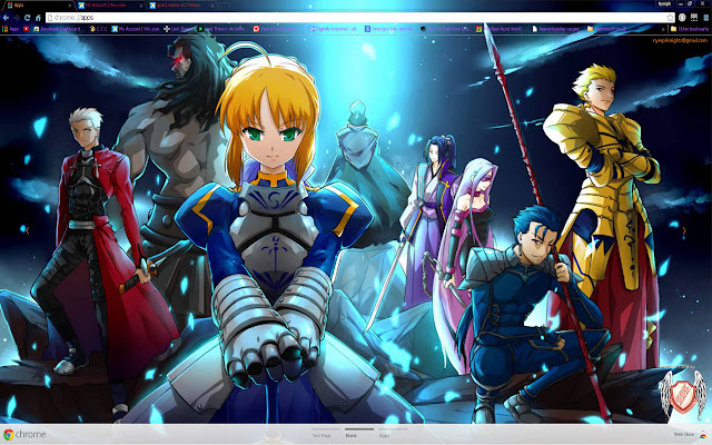 Fate Stay Night Theme 10 1366x768  from Chrome web store to be run with OffiDocs Chromium online