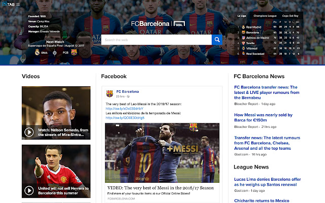 FC Barcelona New Monitor  from Chrome web store to be run with OffiDocs Chromium online