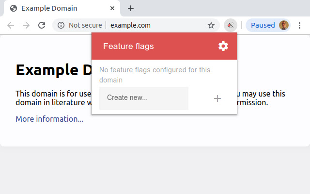 Feature the Flag  from Chrome web store to be run with OffiDocs Chromium online