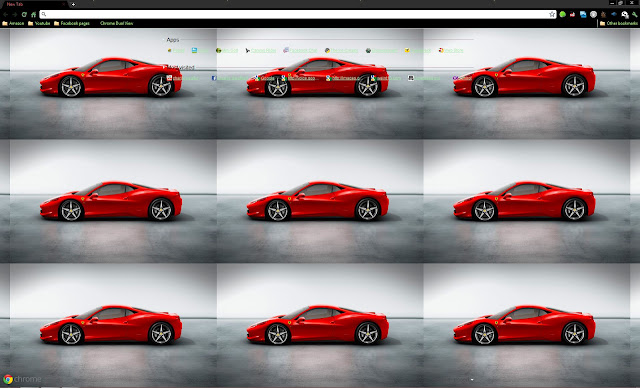 Ferrari Theme  from Chrome web store to be run with OffiDocs Chromium online