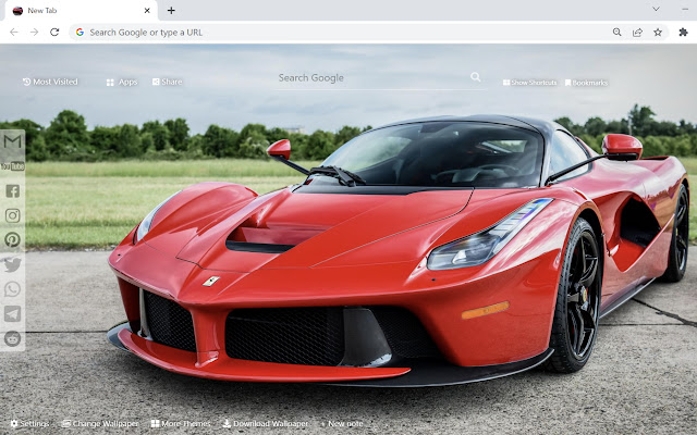 Ferrari Wallpaper  from Chrome web store to be run with OffiDocs Chromium online