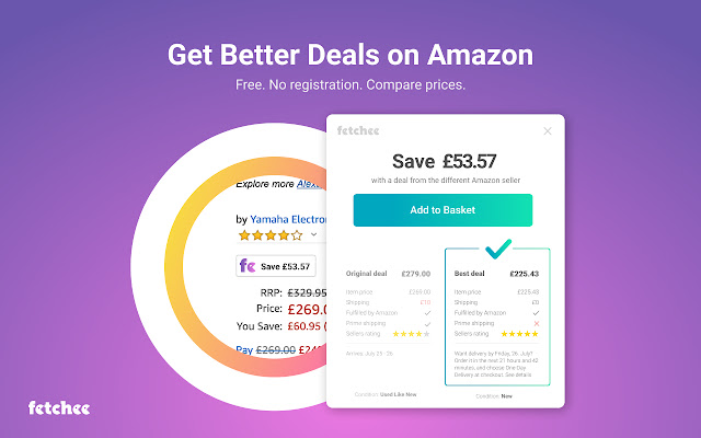 Fetchee: Best Price Offers for Amazon from Chrome web store to be run with OffiDocs Chromium online Fetchee: Best Price Offers for Amazon from Chrome web store to be run with OffiDocs Chromium online