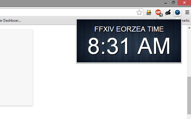 FFXIV Eorzea Time  from Chrome web store to be run with OffiDocs Chromium online