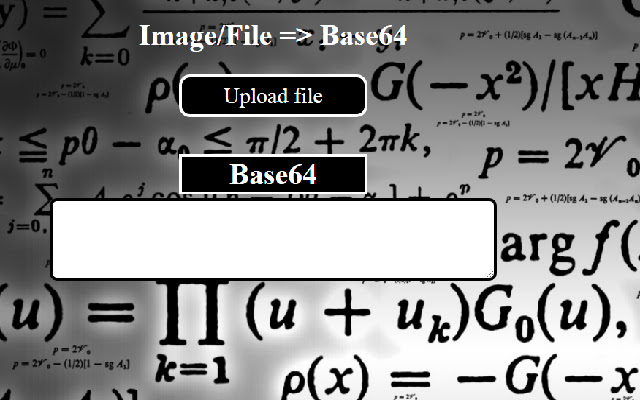 FileToBase64Converter  from Chrome web store to be run with OffiDocs Chromium online
