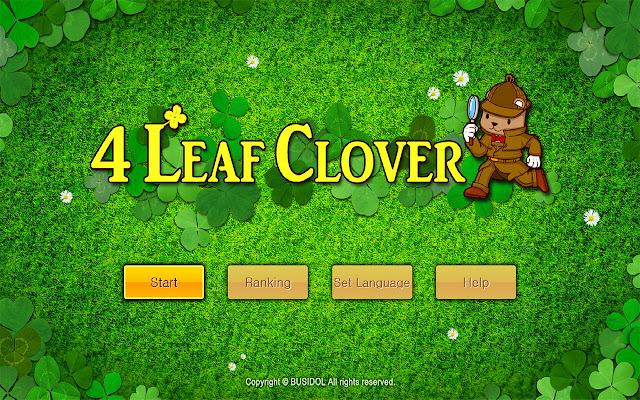 Find 4 Leaf Clover  from Chrome web store to be run with OffiDocs Chromium online