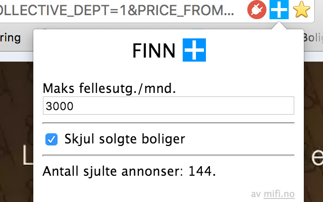 FinnPluss Ekstra funksjoner til finn.no  from Chrome web store to be run with OffiDocs Chromium online