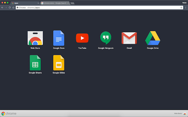 Firefox Compact Dark  from Chrome web store to be run with OffiDocs Chromium online