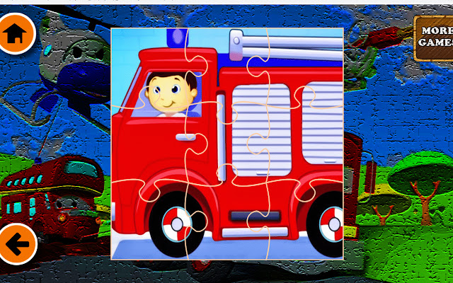 Fire Trucks Puzzle  from Chrome web store to be run with OffiDocs Chromium online