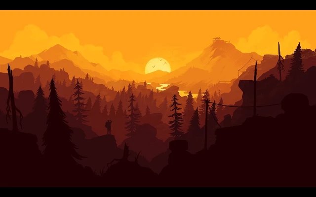 Firewatch Theme  from Chrome web store to be run with OffiDocs Chromium online