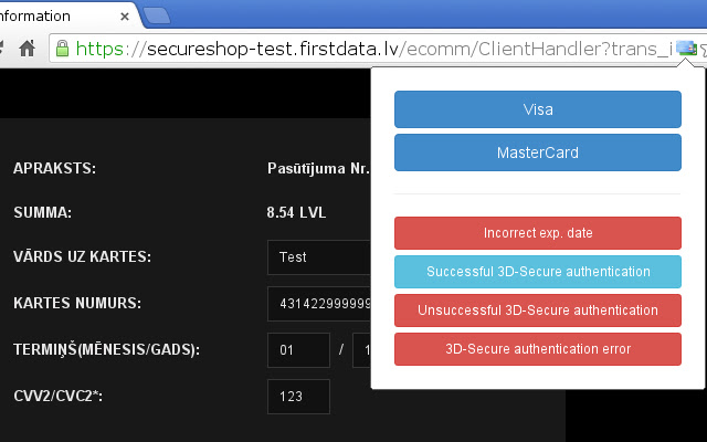 FirstData.lv Testing Tool  from Chrome web store to be run with OffiDocs Chromium online