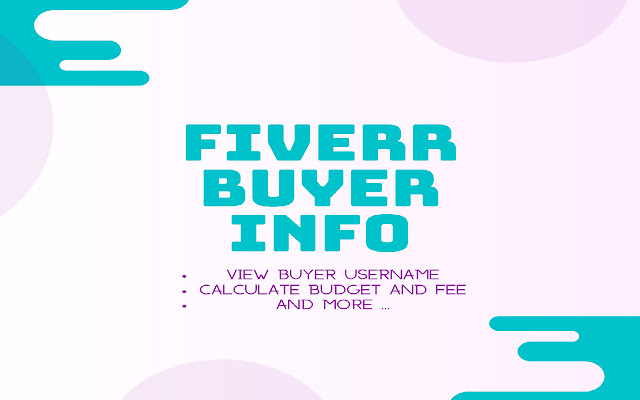 Fiverr Buyer Info  from Chrome web store to be run with OffiDocs Chromium online